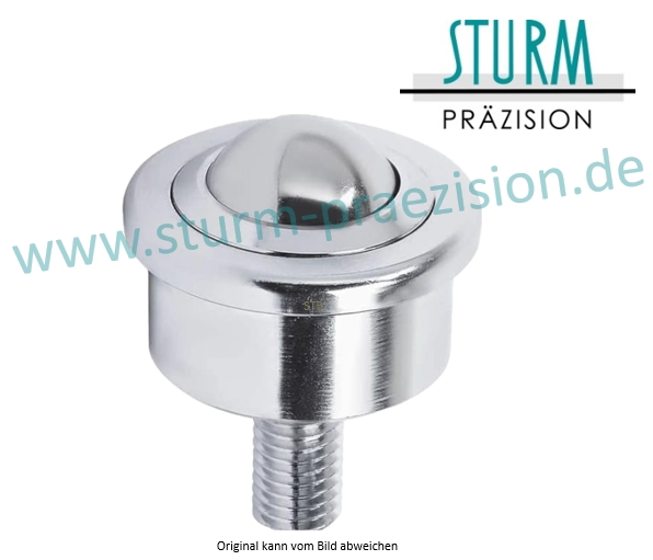 Kugelrollen massiv mit Gewinde (STB®