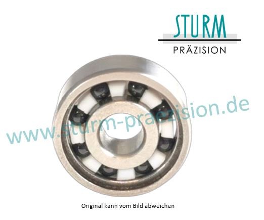 Hybrid-Rillenkugellager 625-HYBRID-PTFE (HY625 PTFE, HYB 625 PTFE, 625 HYB PTFE)