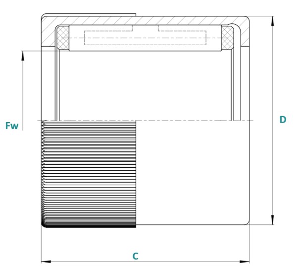 Hülsenfreilauf HF-0812-R