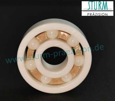 Ruesious 10 Stück 608 ZZ Kugellager, 608ZZ Metall, Doppelt