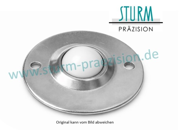 Kugelrolle mit Flansch KSF-25-B-POM (KU25POM)