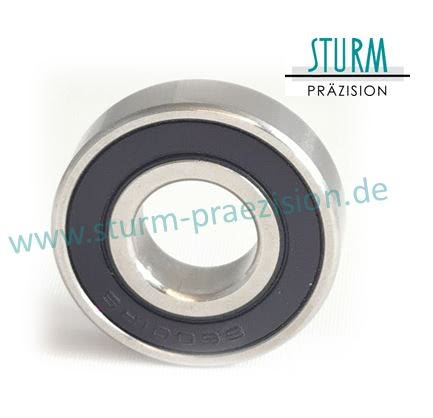 NIRO-Hybridlager 6004-2RS-NI-HYBRID-PTFE ( Hybrid-Kugellager HYB6004 2RS )