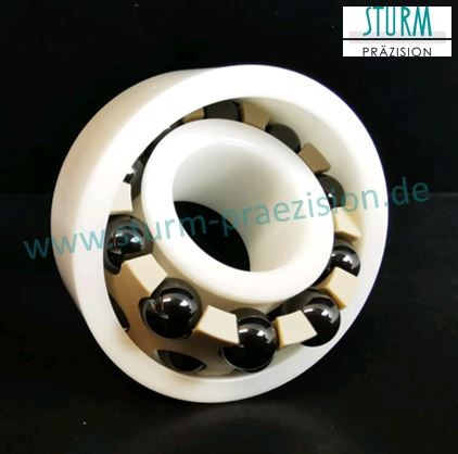 Keramik-Pendelkugellager 2204-KER-ZRO2-SI3N4-PEEK ( Keramiklager CER2204 )
