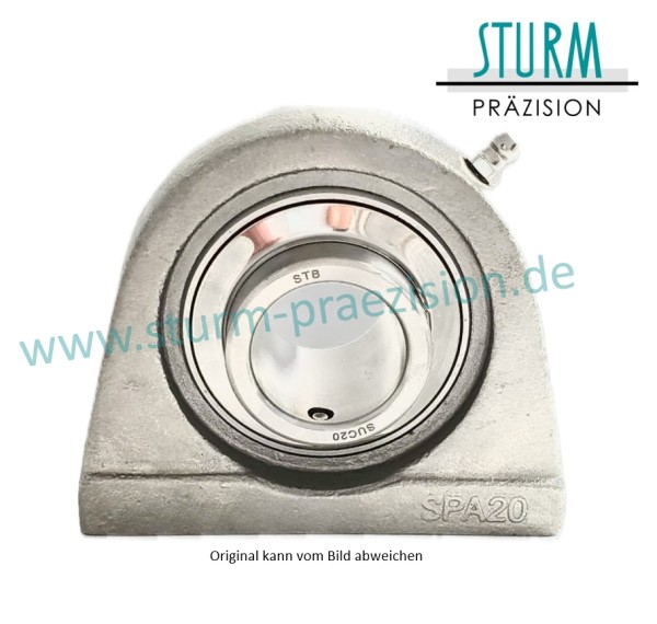Sonder-Niro-Gehäuselager UCPA-206-NI-S01 ähnlich zu SS-UCPW-206 / SS-UCPAE-206