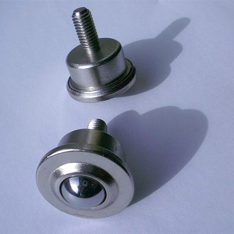 10x8 mm Kugelrolle Lenkrolle Kugellager mit Metall Gehäuse Metallkugel Roller 